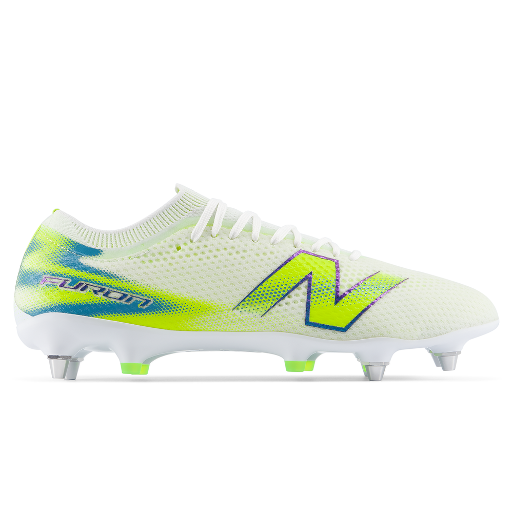 Férfi focicipő New Balance FURON PRO SG V9 UF2S1Z2 – fehér