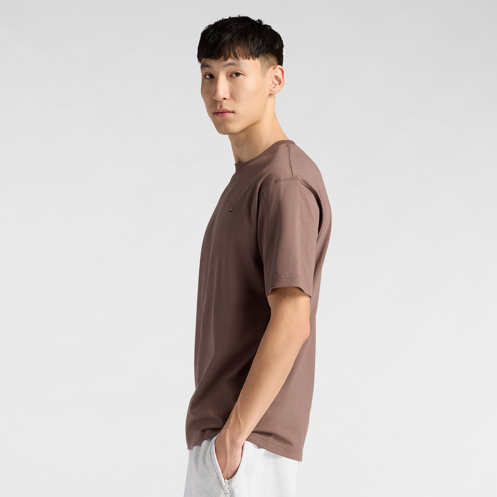 Férfi póló New Balance MT41533ABP – barna