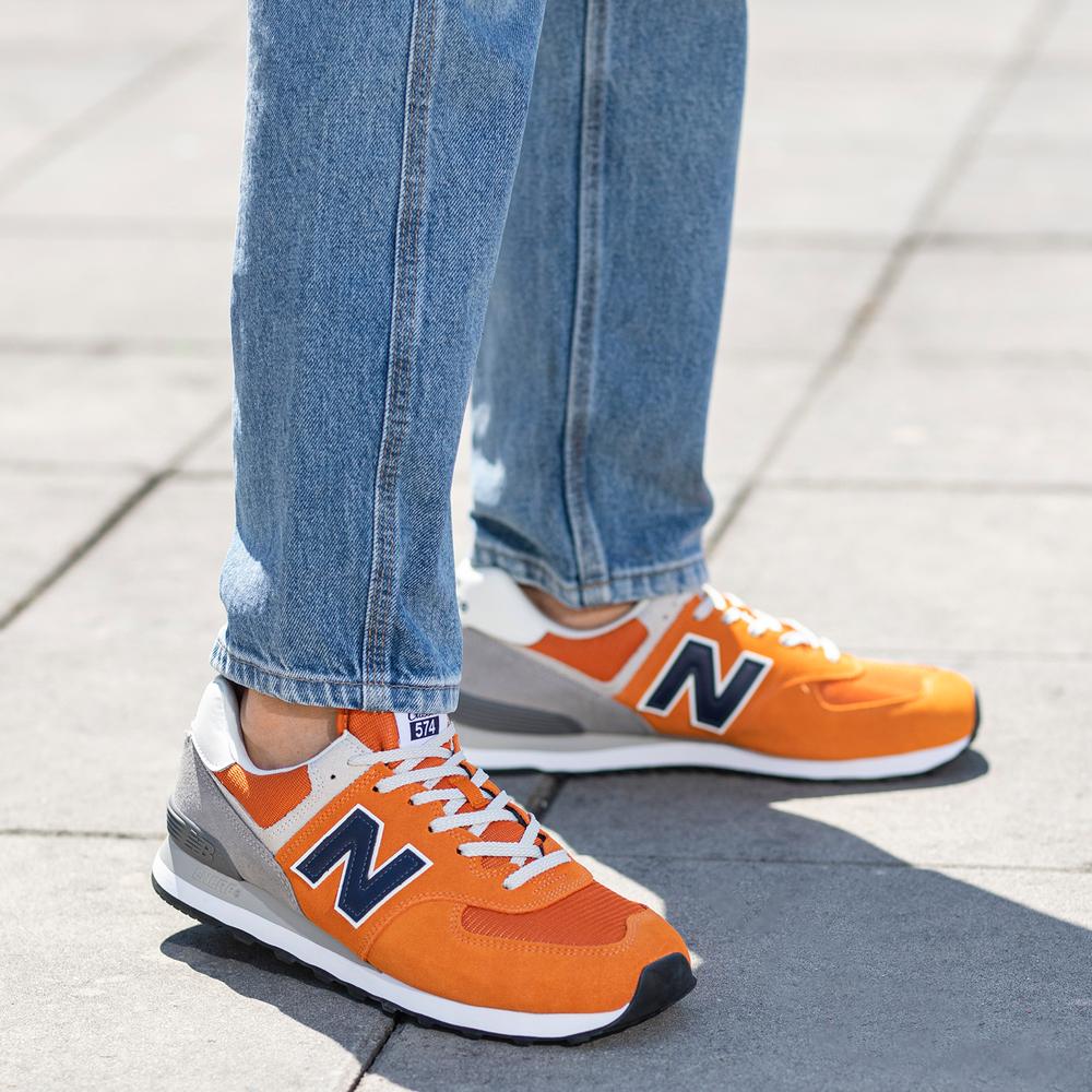 Férfi cipő New Balance ML574HJ2 – narancssárga