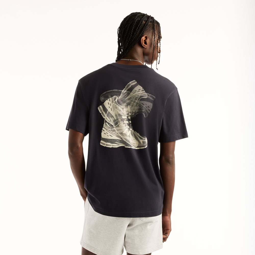 Férfi póló New Balance Foggy Daze 1906 – fekete