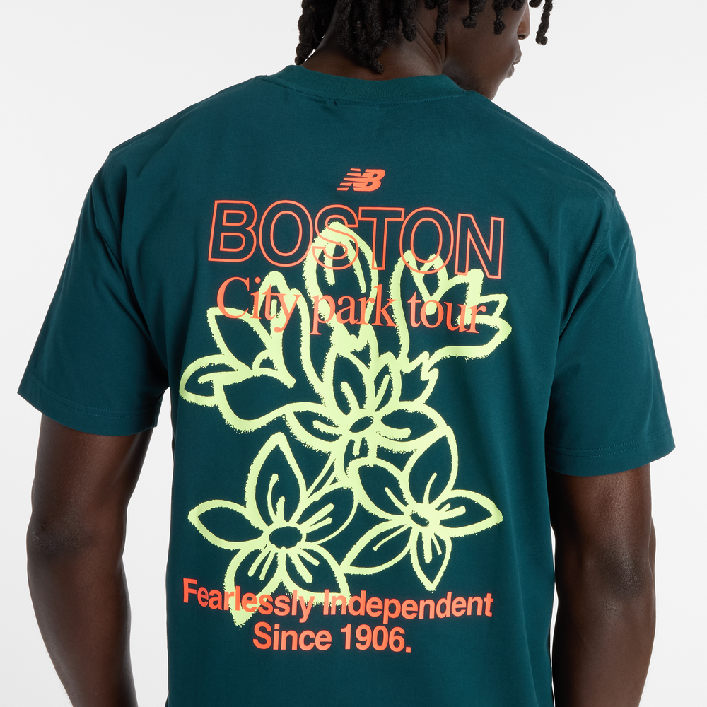 Férfi póló New Balance MT61T0QMAAV – zöld