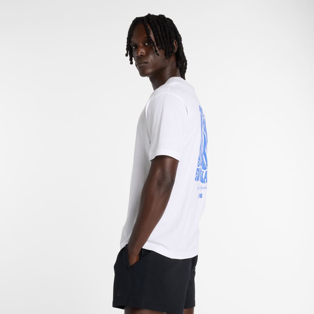 Férfi póló New Balance MT61B2STWT – fehér