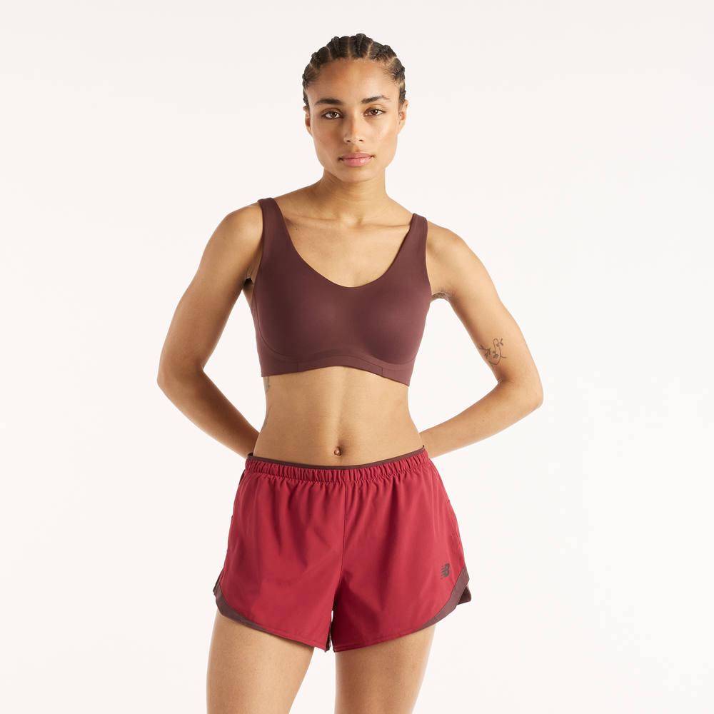 Sport melltartó New Balance WB51052YLR – bordó