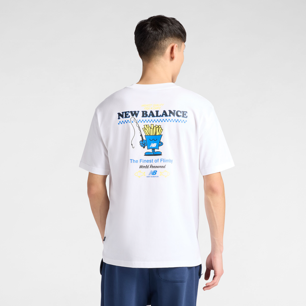 Férfi póló New Balance MT61I5BMWT – fehér
