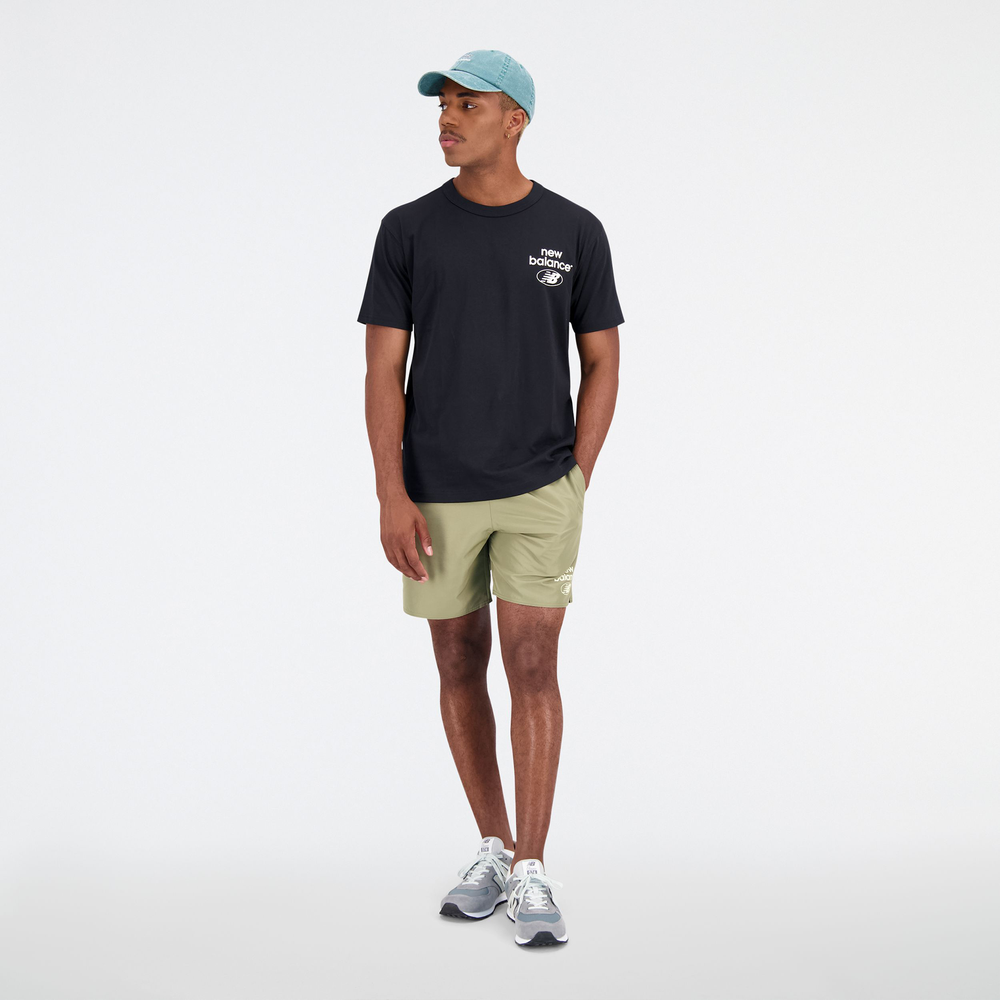 Férfi póló New Balance MT31518BK – fekete