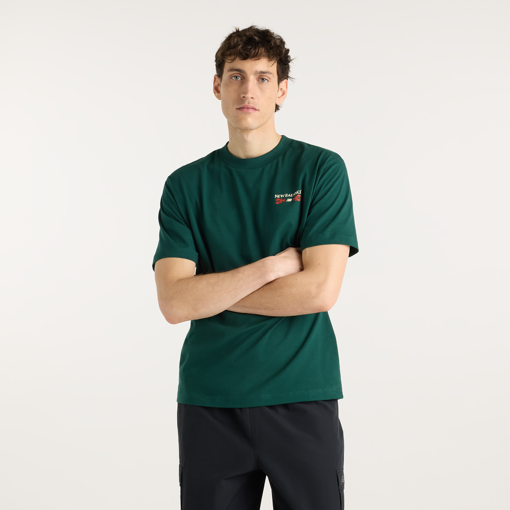 Férfi póló New Balance MT62S7YPNOG – zöld