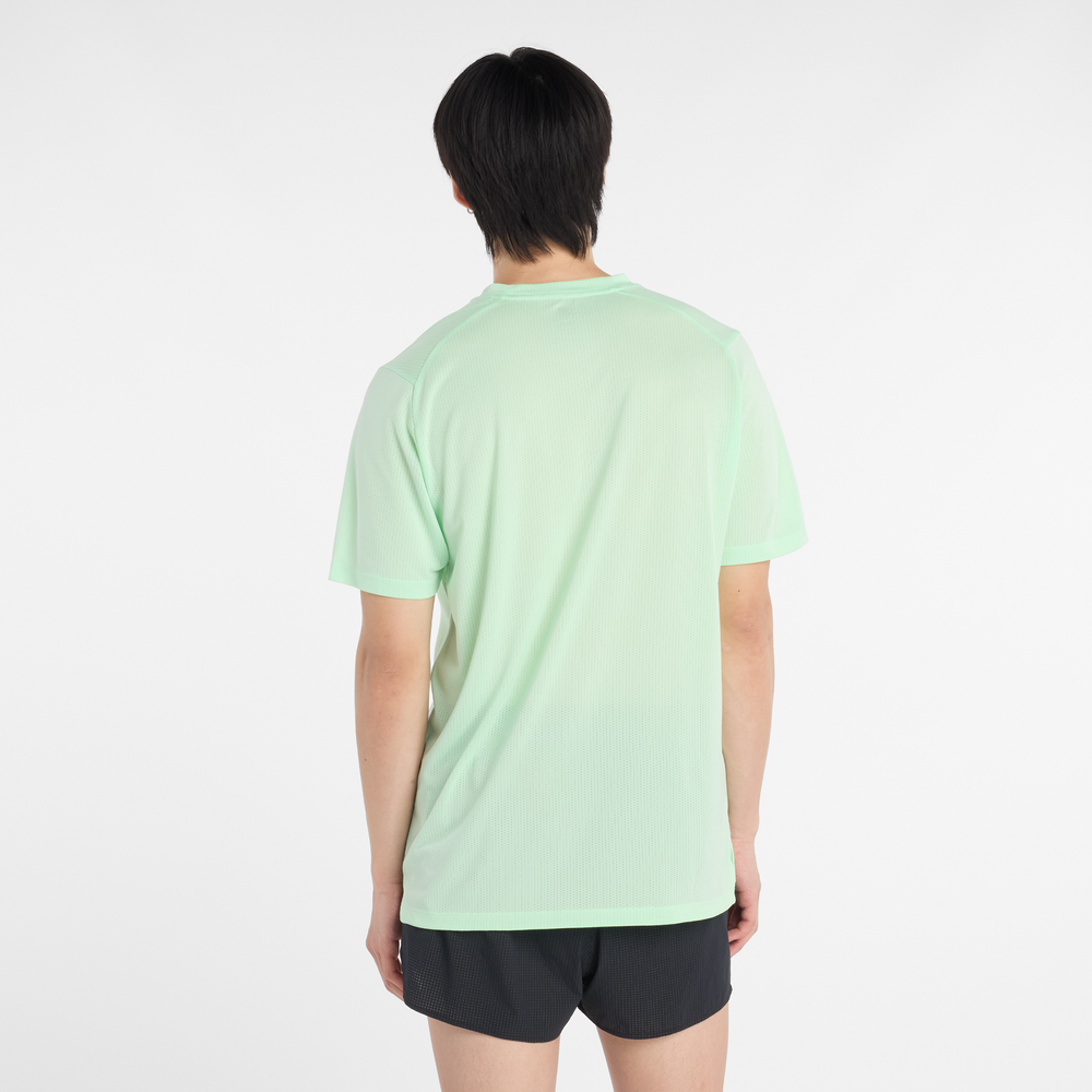 Férfi futópóló New Balance MT53216LBN – zöld