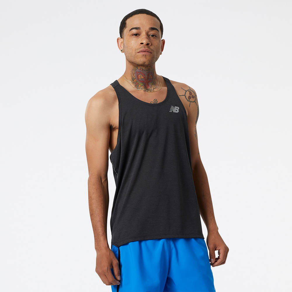 Férfi póló New Balance MT21260BK – fekete