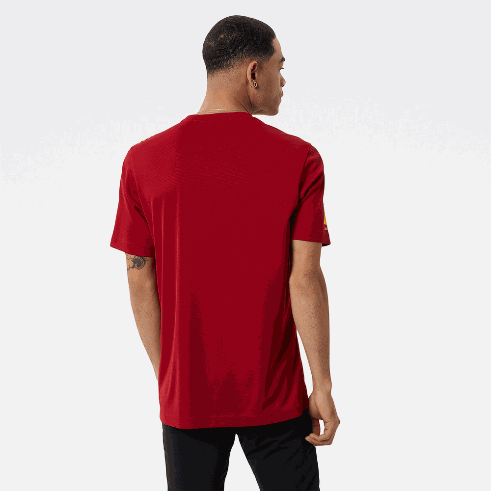 Póló New Balance AS Roma MT231232HME – piros