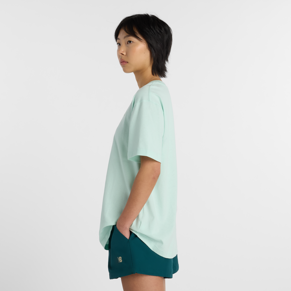 Női póló New Balance WT41501COJ – menta