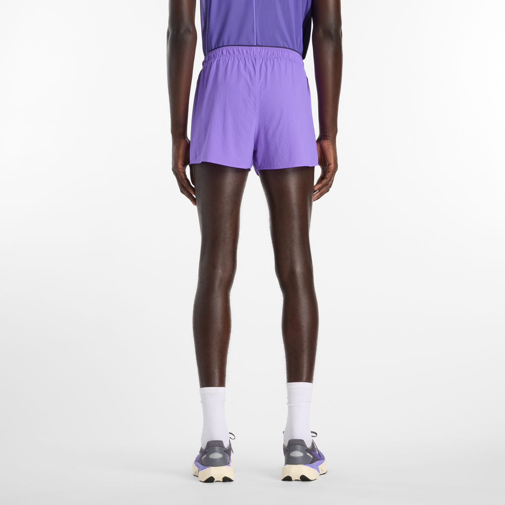 Férfi futónadrág New Balance MB6140TLEPU – lila