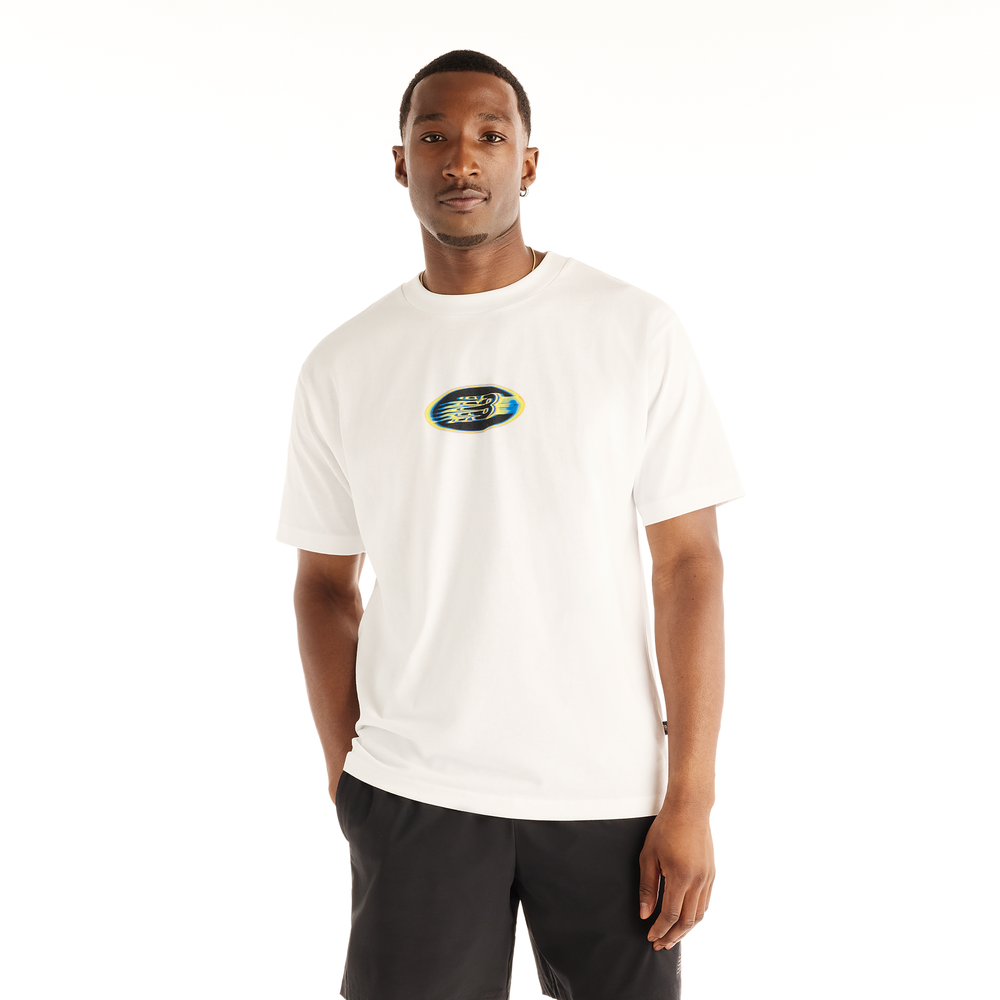 Férfi póló New Balance MT62A6BOWT – fehér