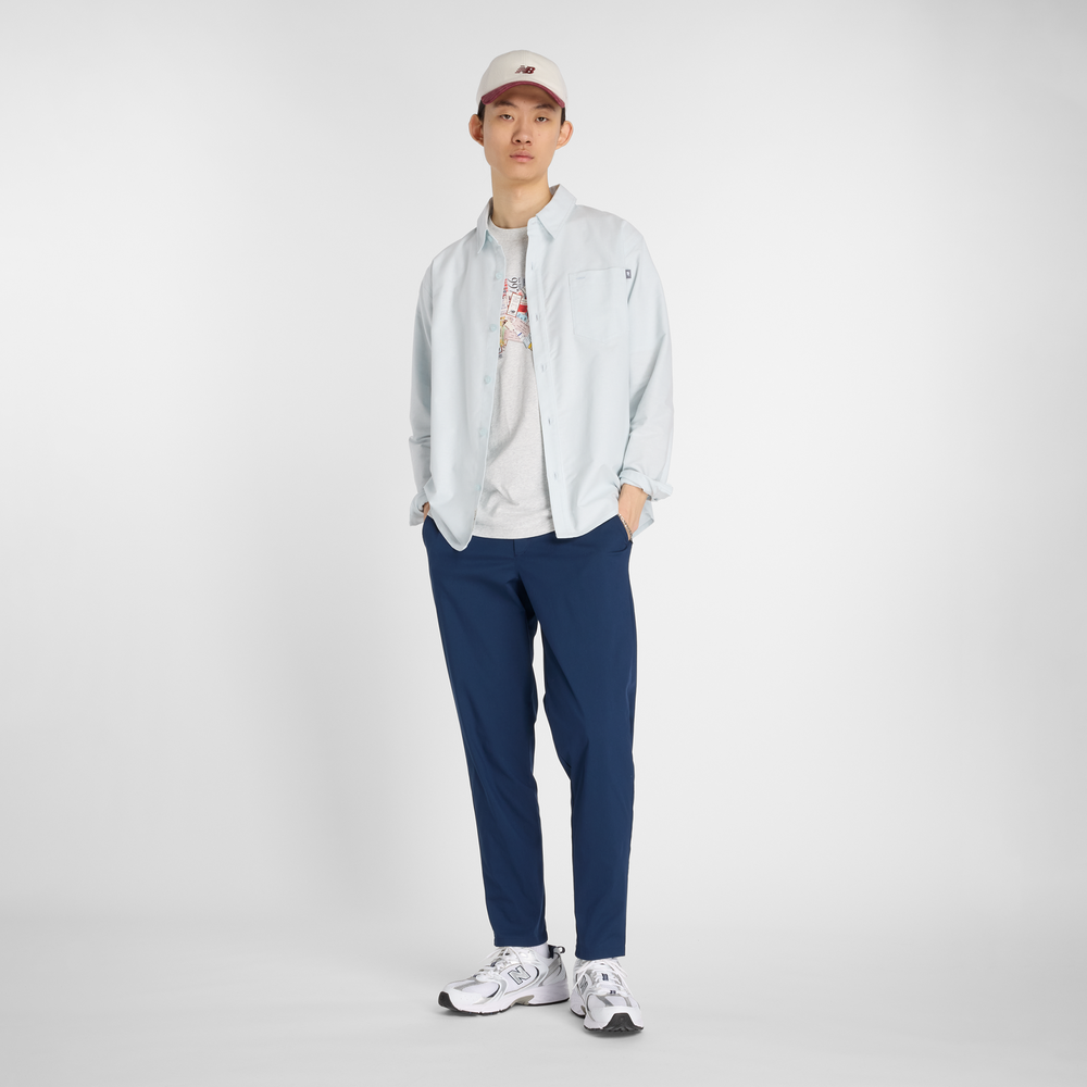 Férfi ing New Balance MT53523FRL – kék