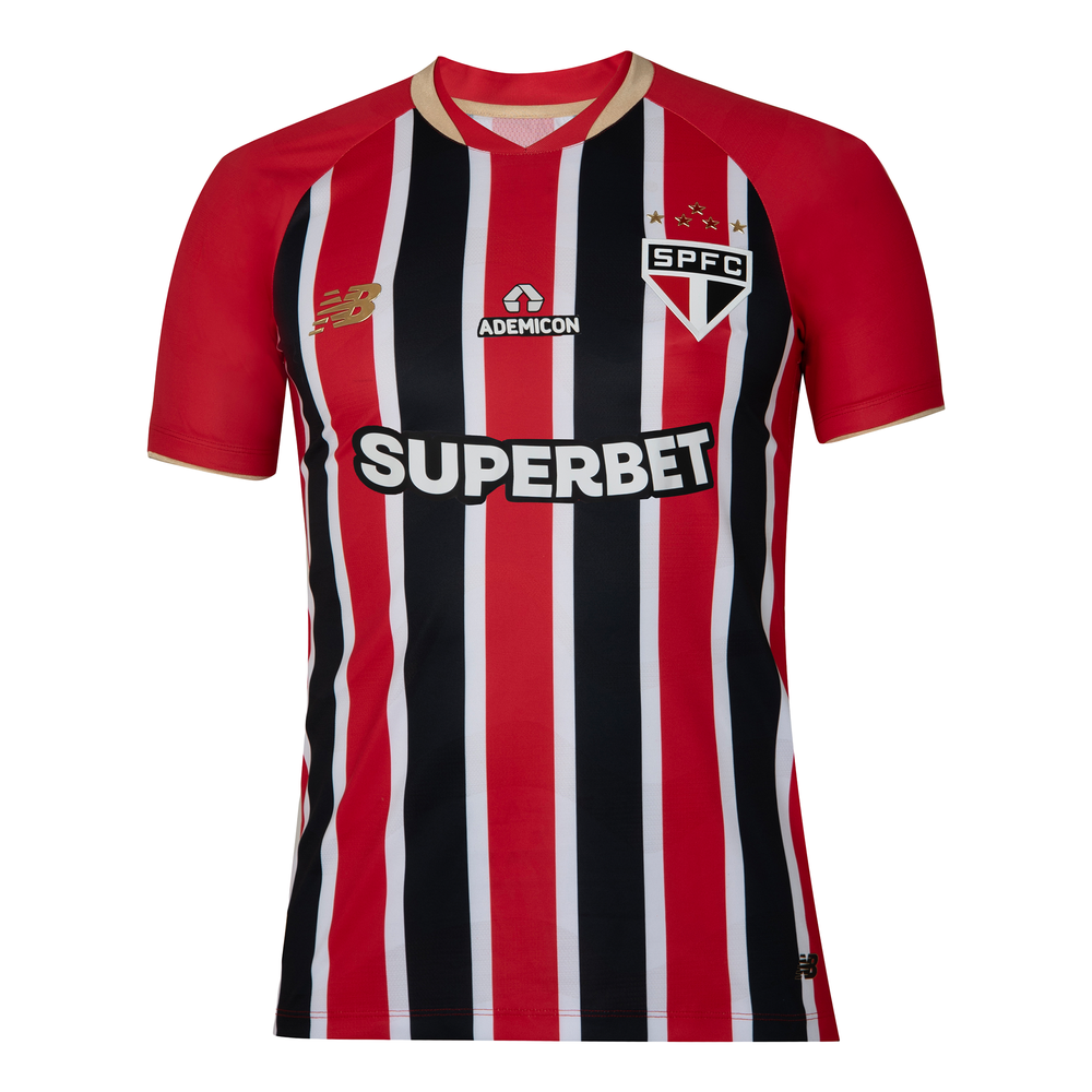 Férfi póló New Balance Sao Paulo FC MT831835AWY – piros
