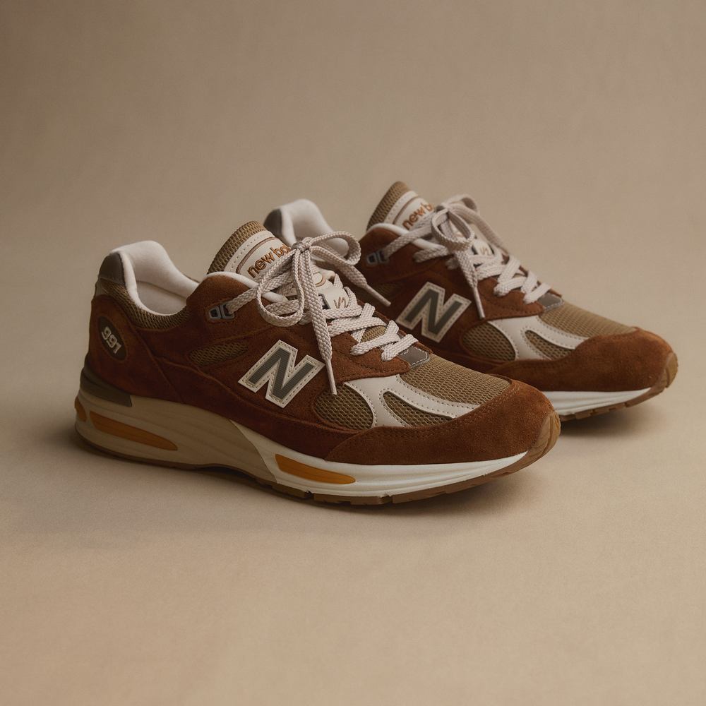 Unisex cipő New Balance U991GB2 – barna