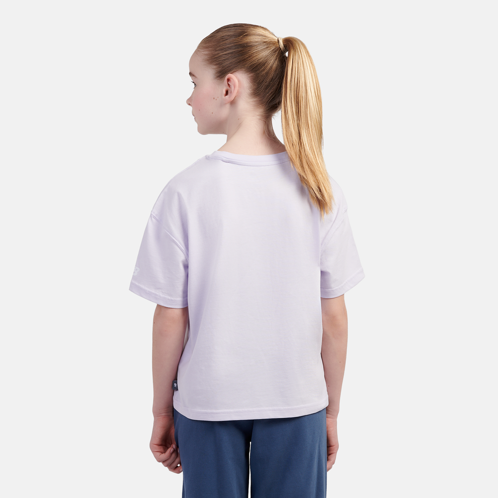 Gyerek póló New Balance LAKG0117RIG – lila