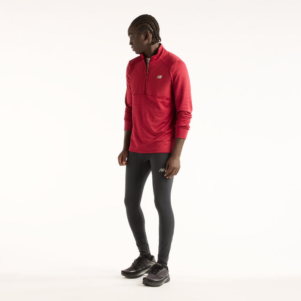 Férfi felső New Balance RC Essential Heat Grid – piros
