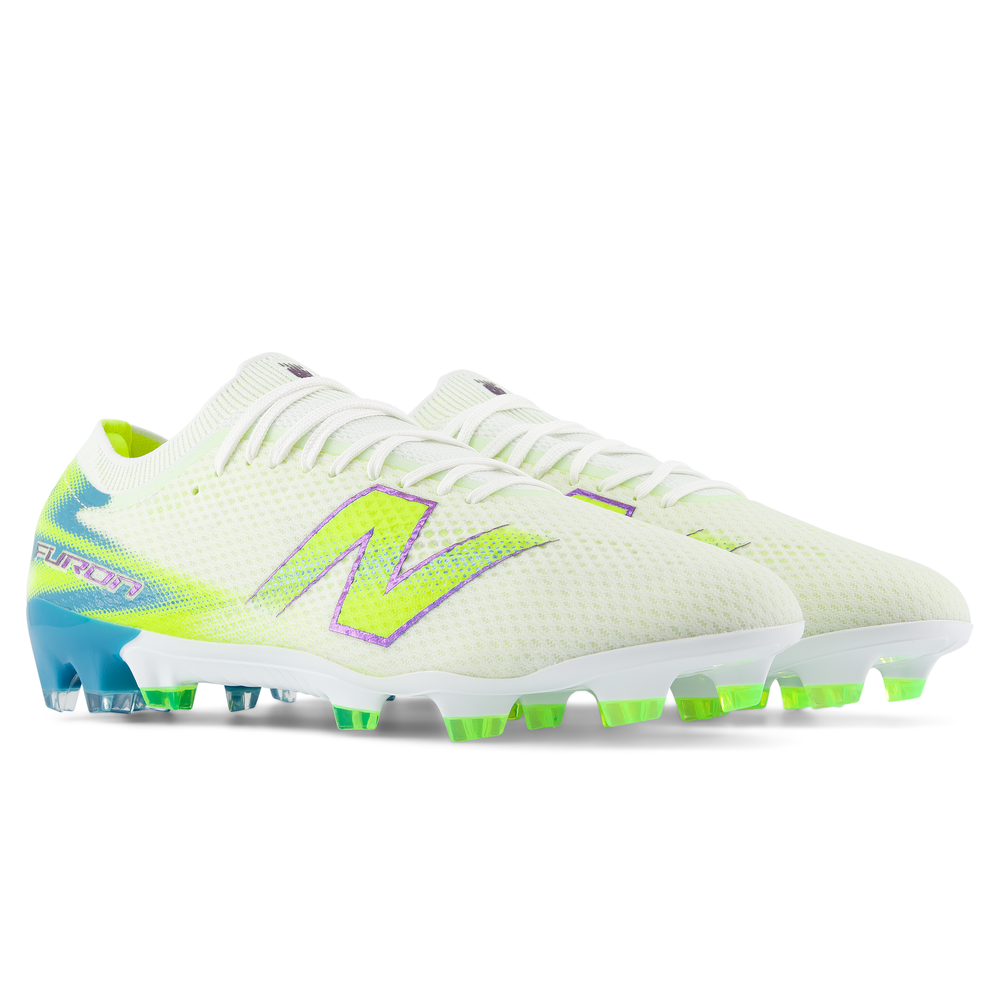 Férfi focicipő New Balance FURON PRO FG V9 UF2F2D2 – fehér