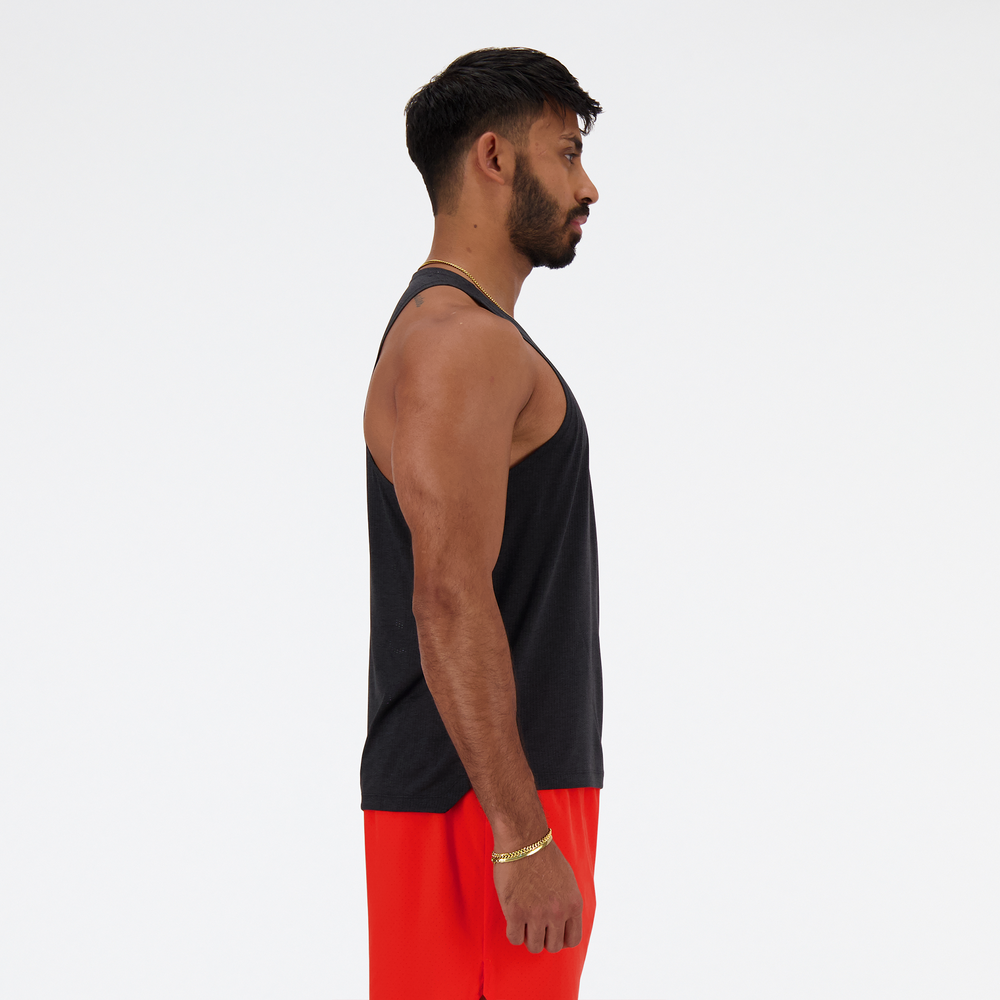 Férfi futópóló New Balance MT41250BK – fekete
