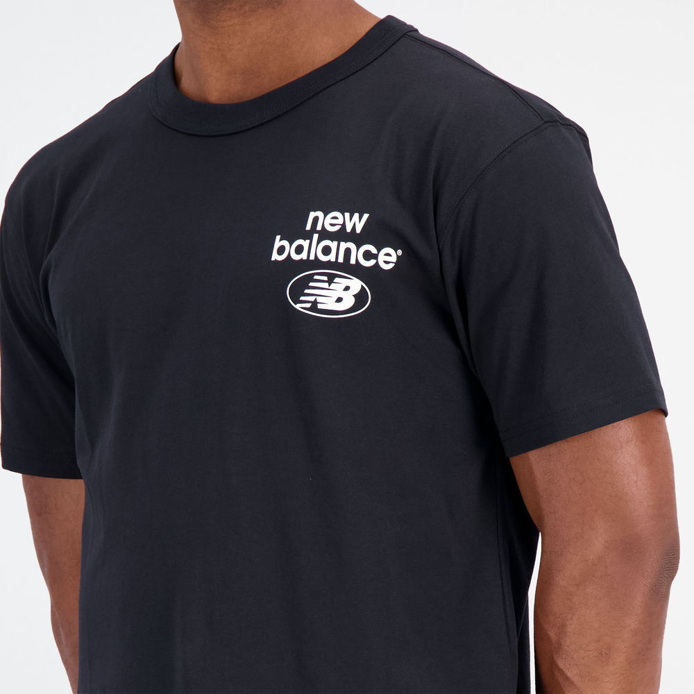 Férfi póló New Balance MT31518BK – fekete
