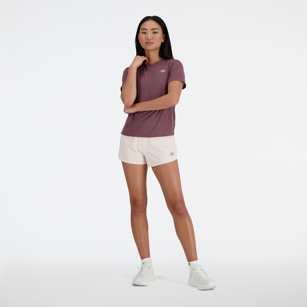 Női póló New Balance WT41253LRC – lila