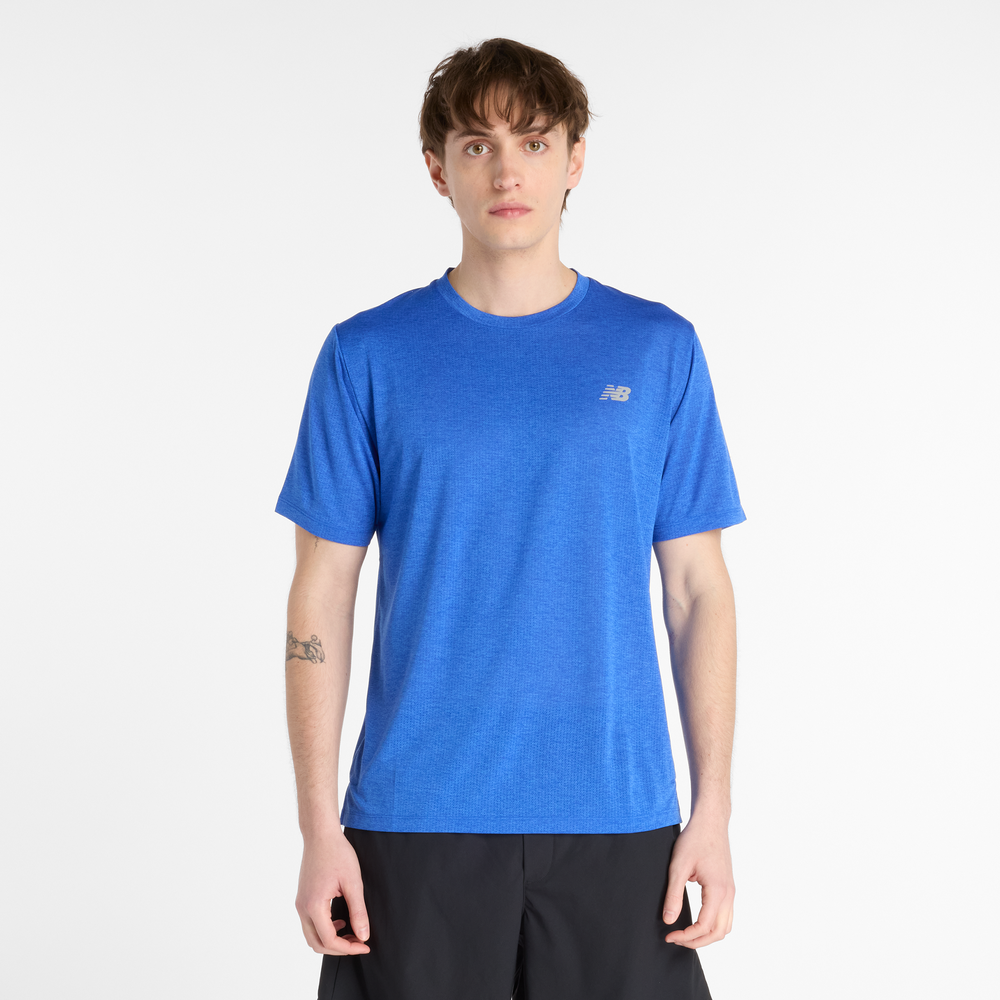 Férfi futópóló New Balance MT41253BEA – kék