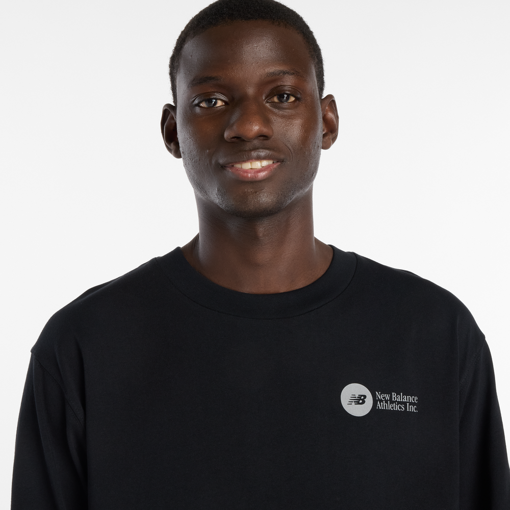 Férfi póló New Balance MT61H4CYBK – fekete