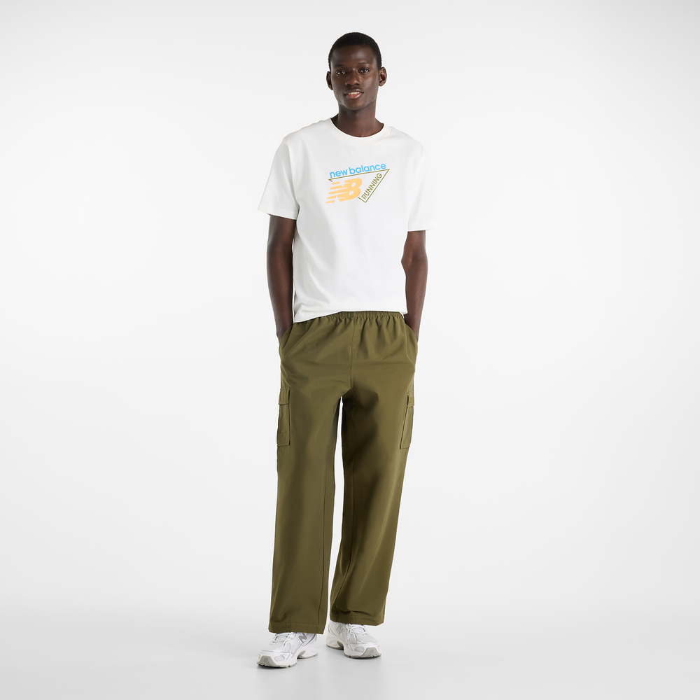 Férfi póló New Balance Classic Tri-Logo – fehér