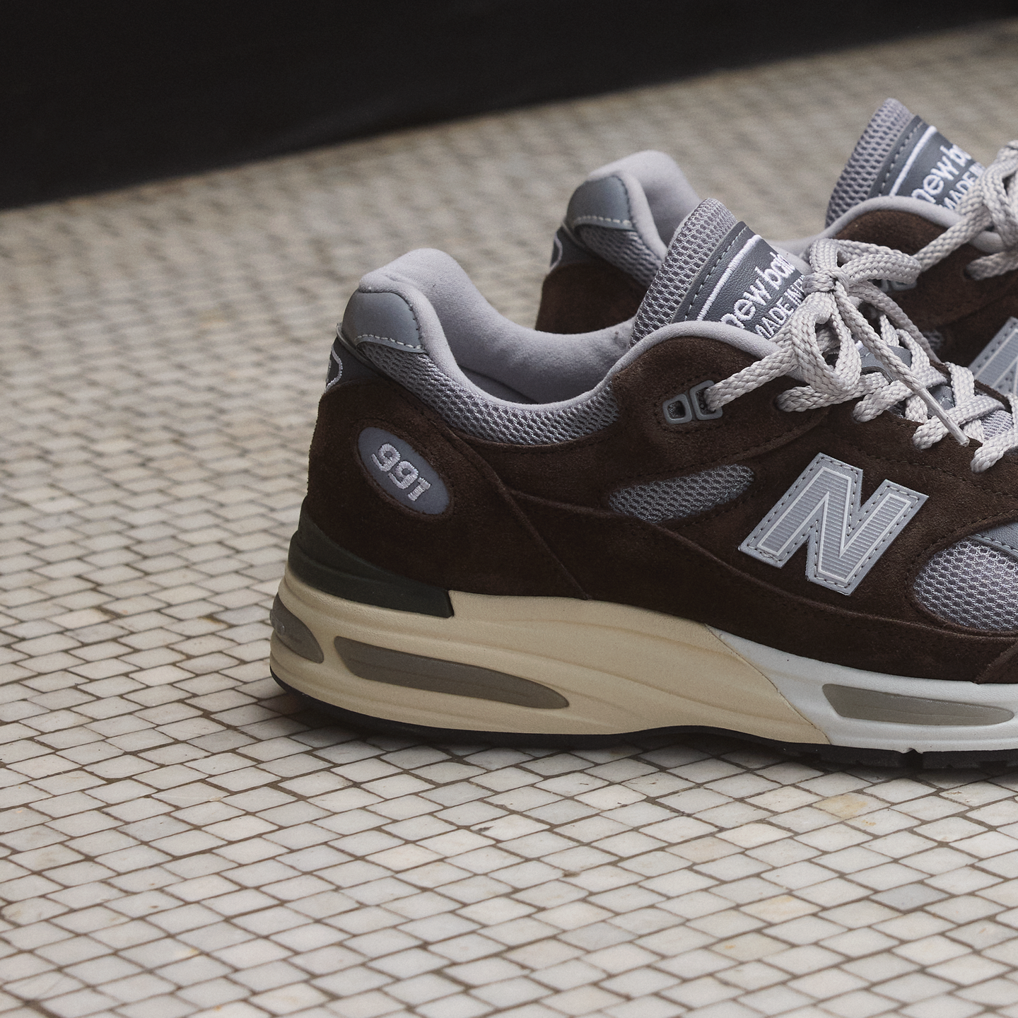 Férfi cipő New Balance U991BG2 – barna