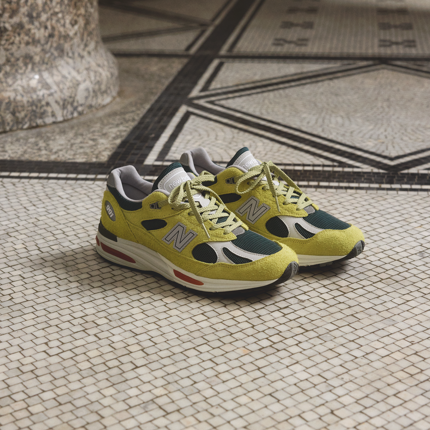 Unisex cipő New Balance U991GT2 – zöld