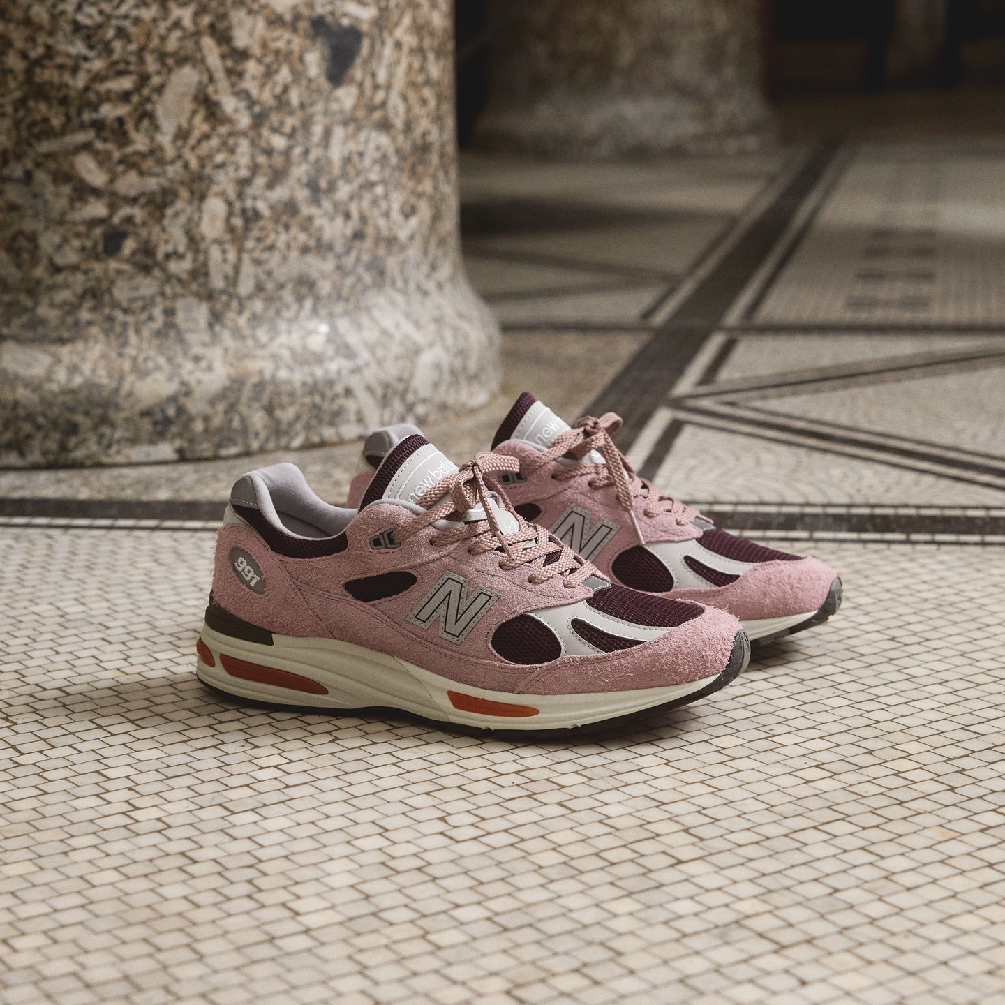 Unisex cipő New Balance U991PR2 – rózsaszín