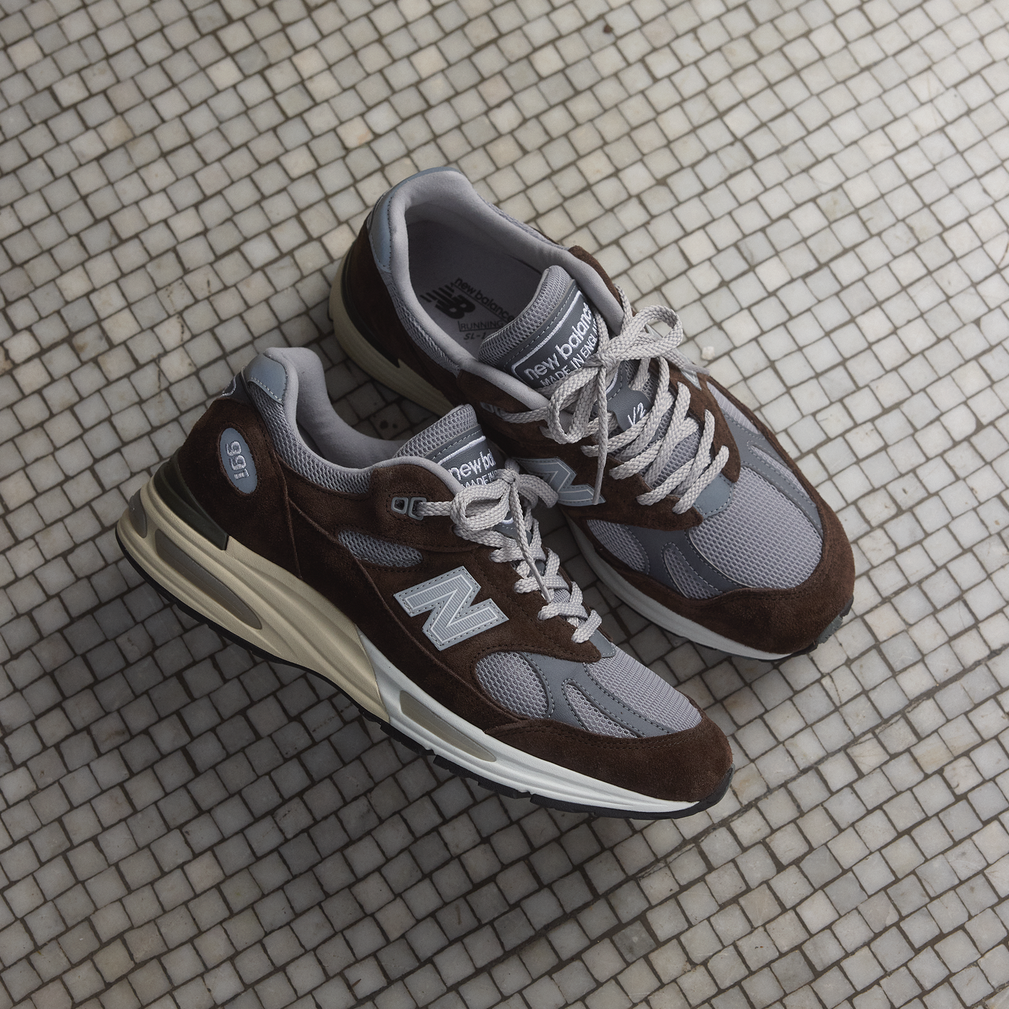 Férfi cipő New Balance U991BG2 – barna