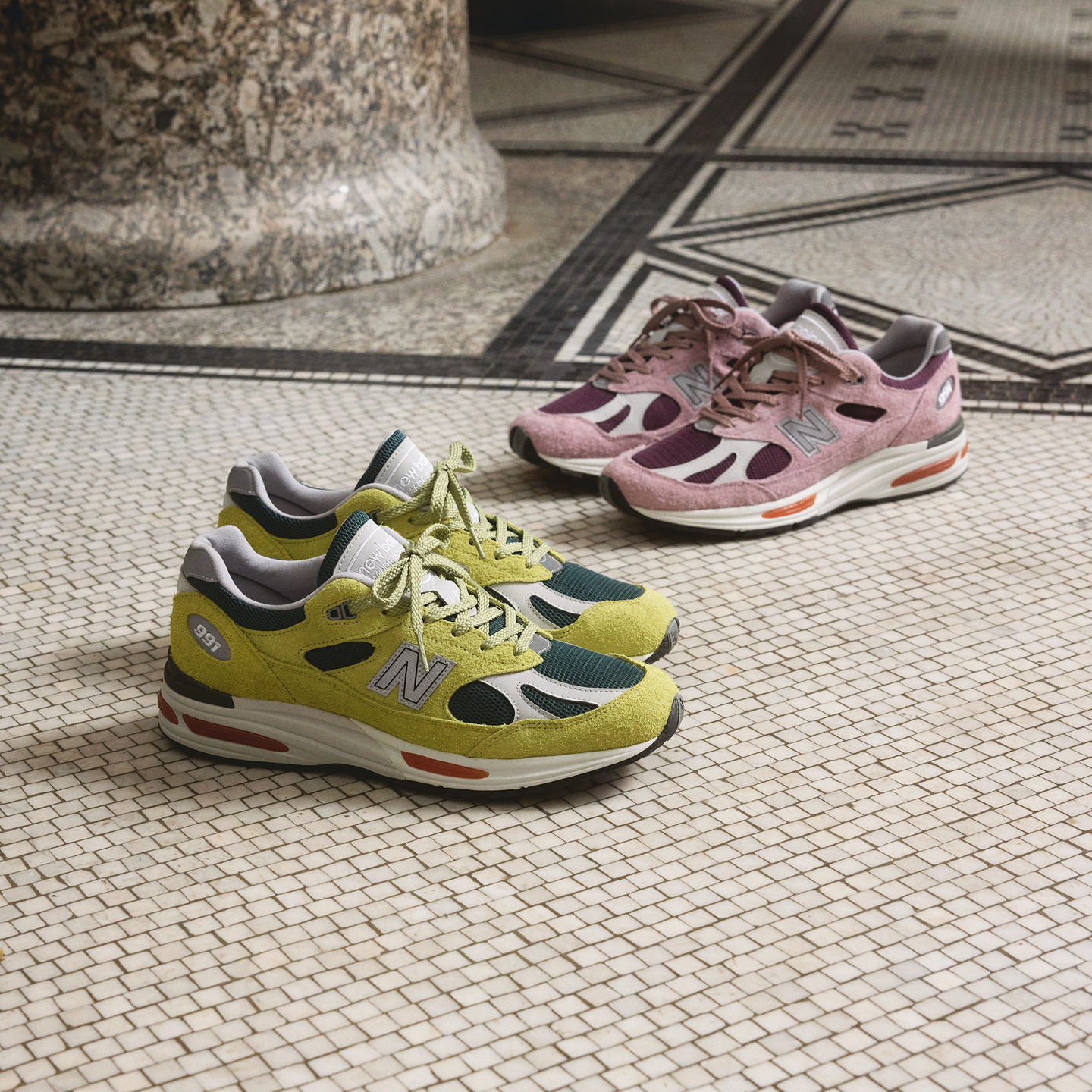 Unisex cipő New Balance U991GT2 – zöld