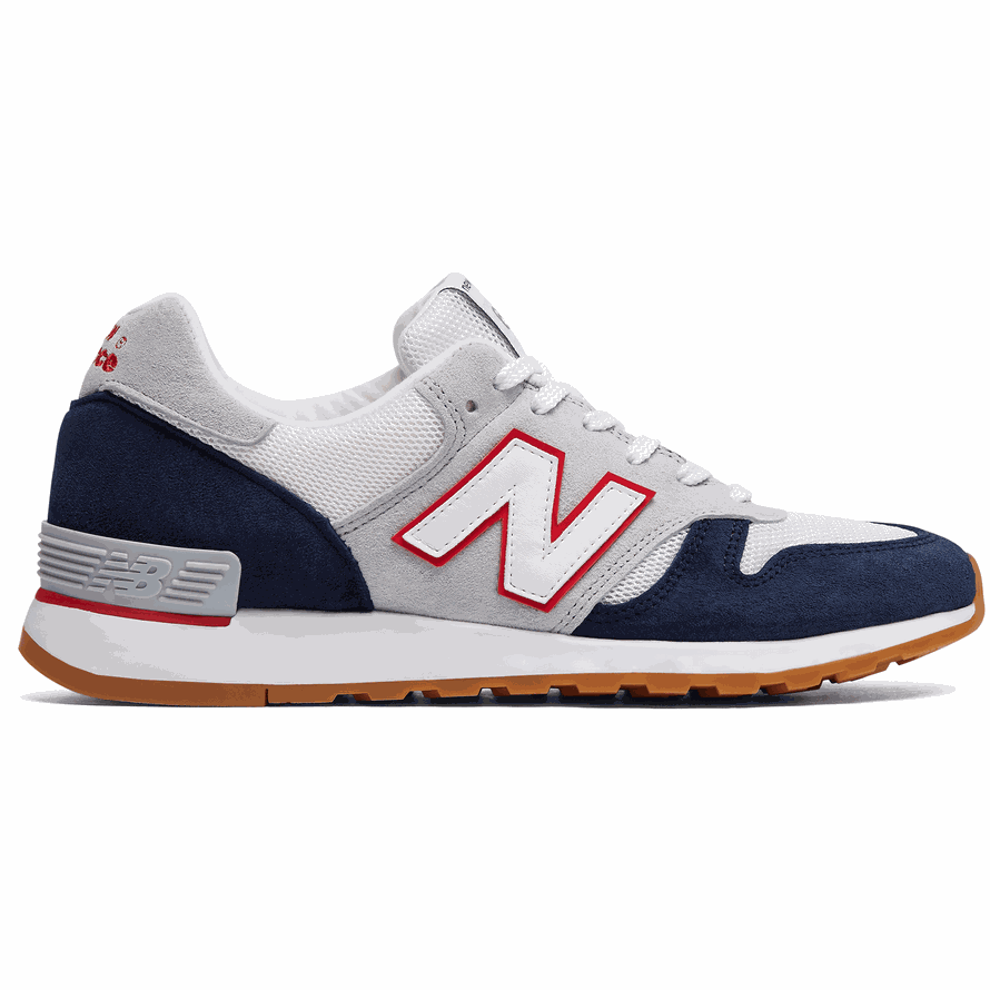 New Balance klasszikus cipő M670GNW férfi, szürke-sötétkék