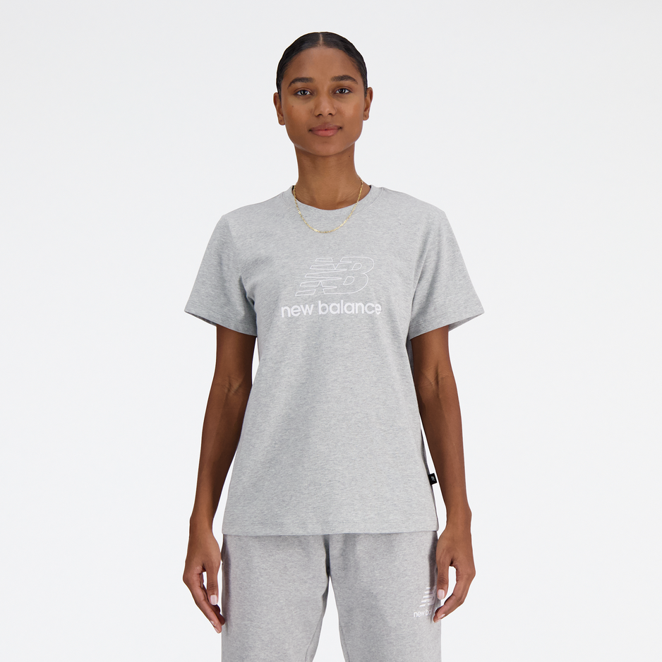 Női póló New Balance WT41816AG – szürke