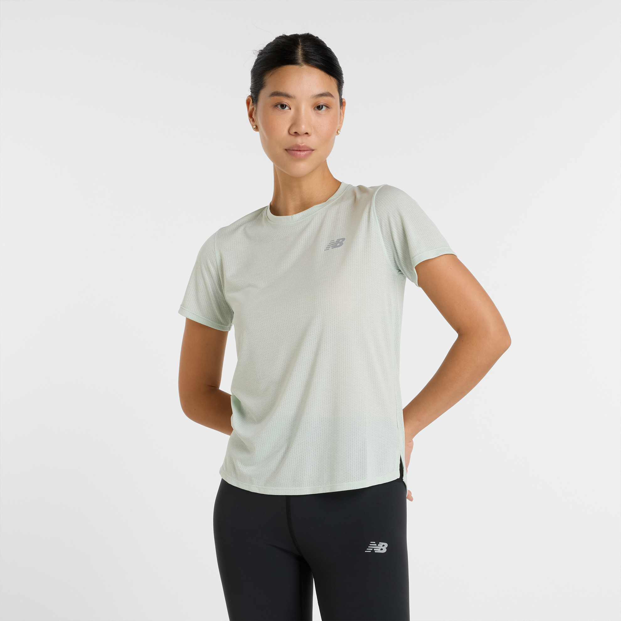 Női póló New Balance WT41253CY2 – menta