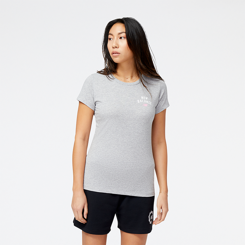 

Női póló New Balance WT31804AG – szürke