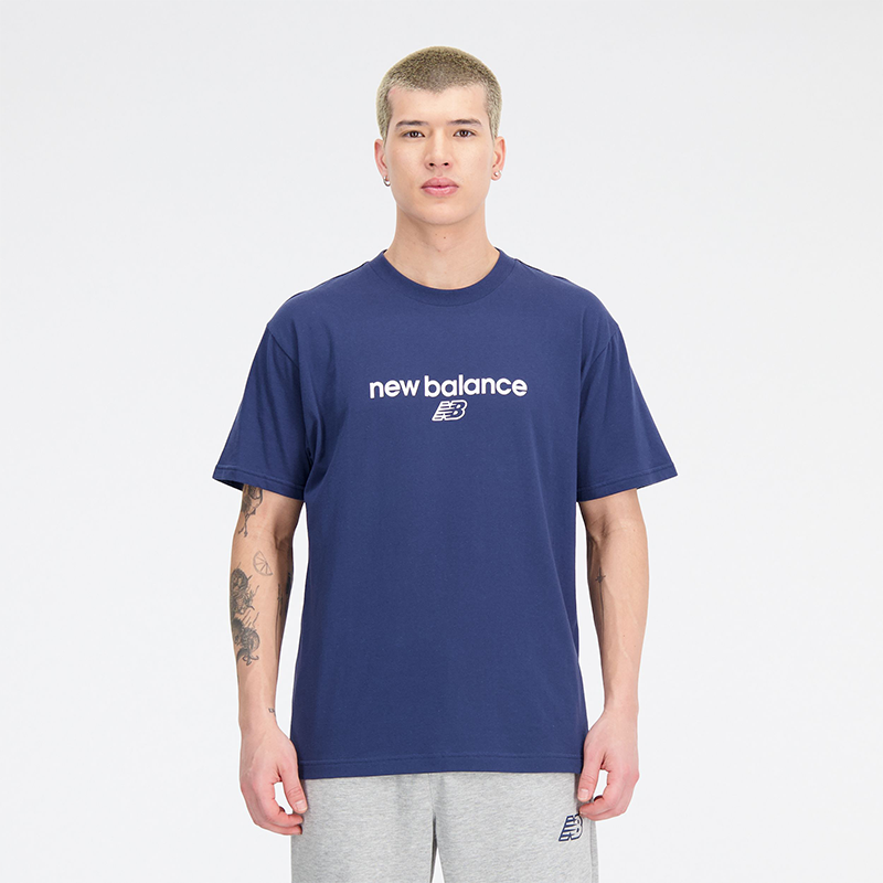 

Férfi póló New Balance MT33529NNY – kék