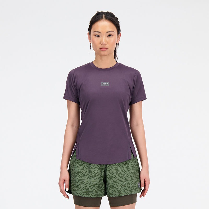 

Női póló New Balance WT33277ILL – lila