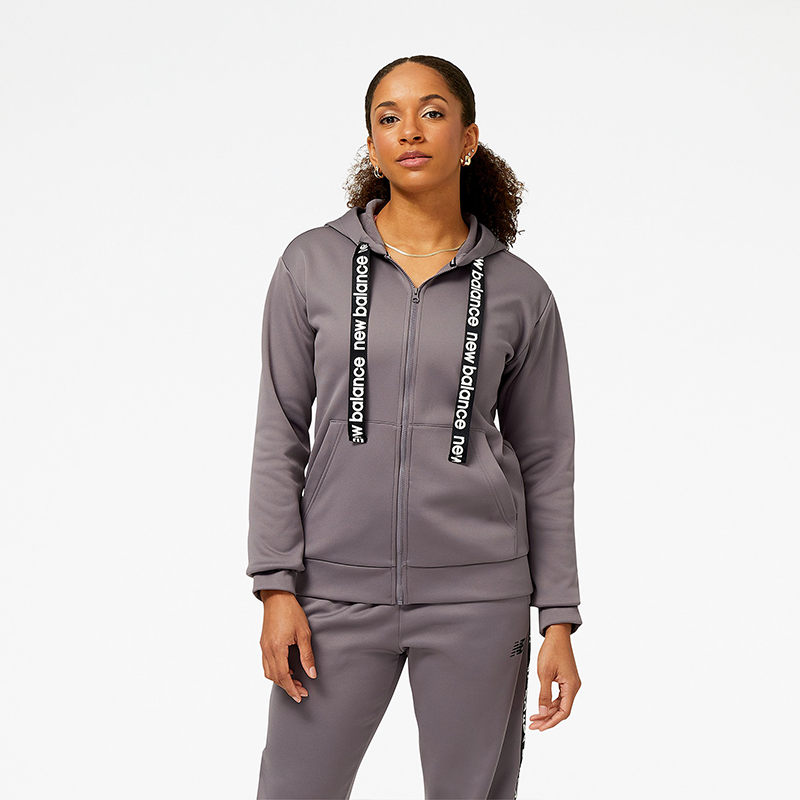 

Női felső New Balance WJ13174ZNC – szürke