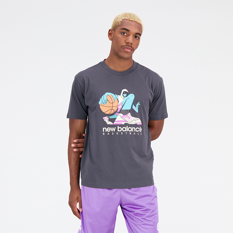 

Férfi póló New Balance MT31589ACK – fekete