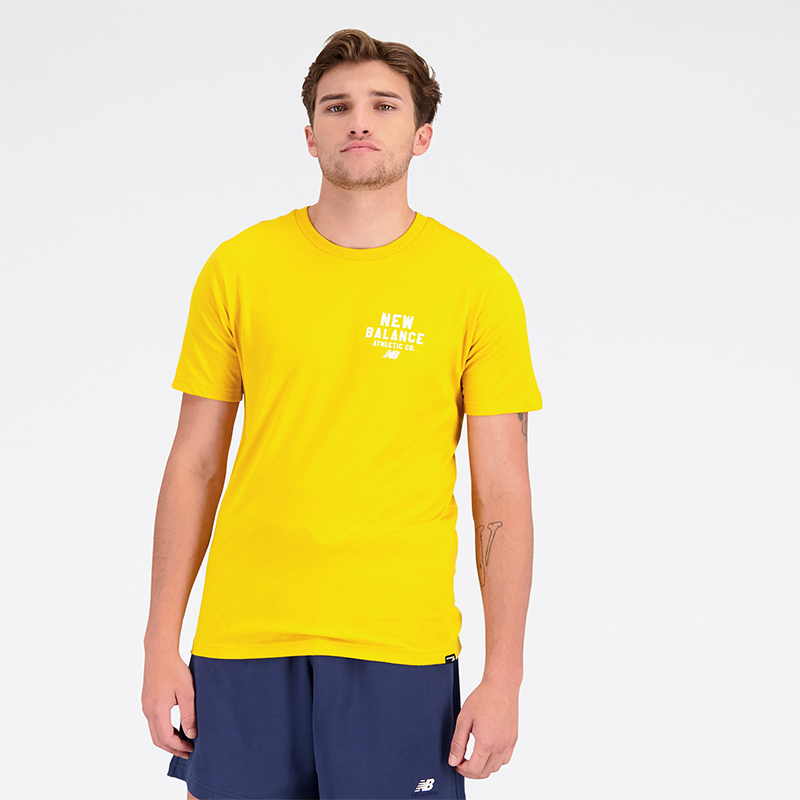 

Férfi póló New Balance MT31909VGL – sárga