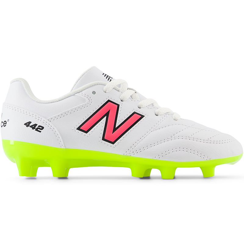 

Gyermek focicipő New Balance 442 ACADEMY JNR FG V2 JS43FWH2 – fehér