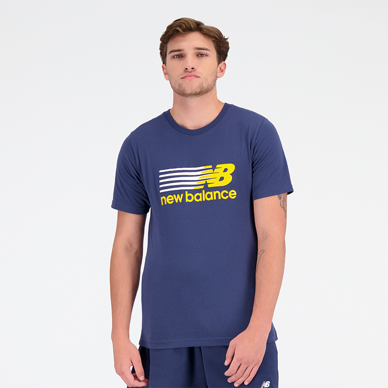 

Férfi póló New Balance MT23904NNY – sötétkék