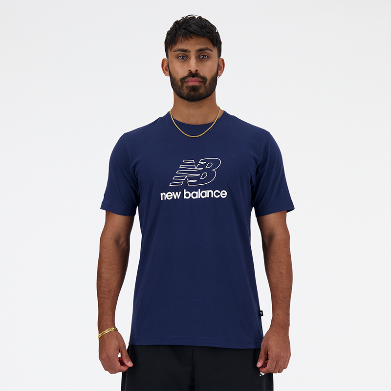 

Férfi póló New Balance MT41906NNY – sötétkék