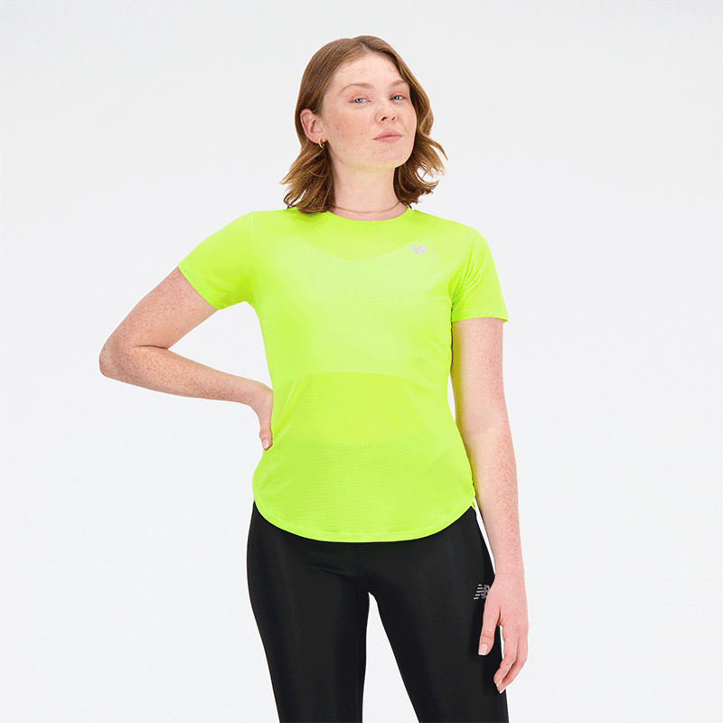 

Női póló New Balance WT23222THW – zöld