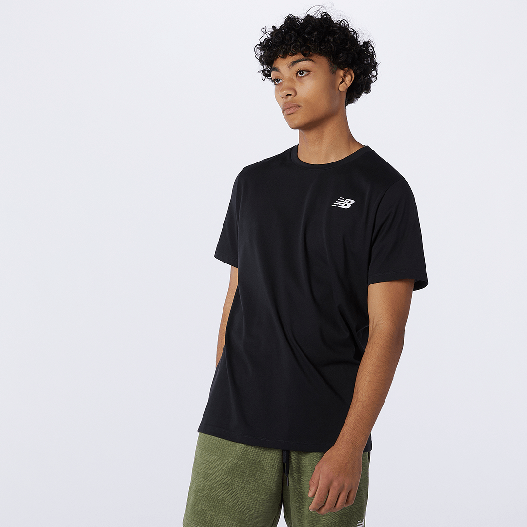 

Férfi futópóló New Balance MT11070BK - fekete