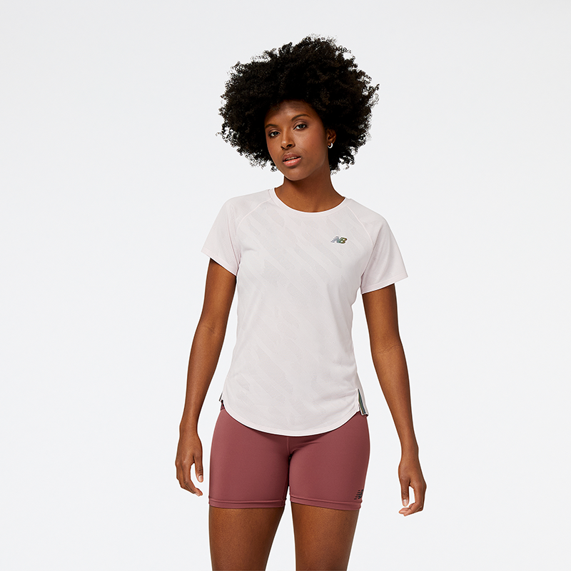 

Edzőpóló női New Balance WT23281SOI – rózsaszín