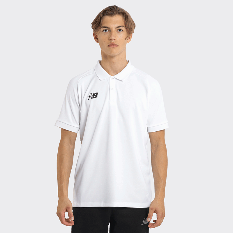 

Férfi futópóló New Balance EMT9043WT – fehér