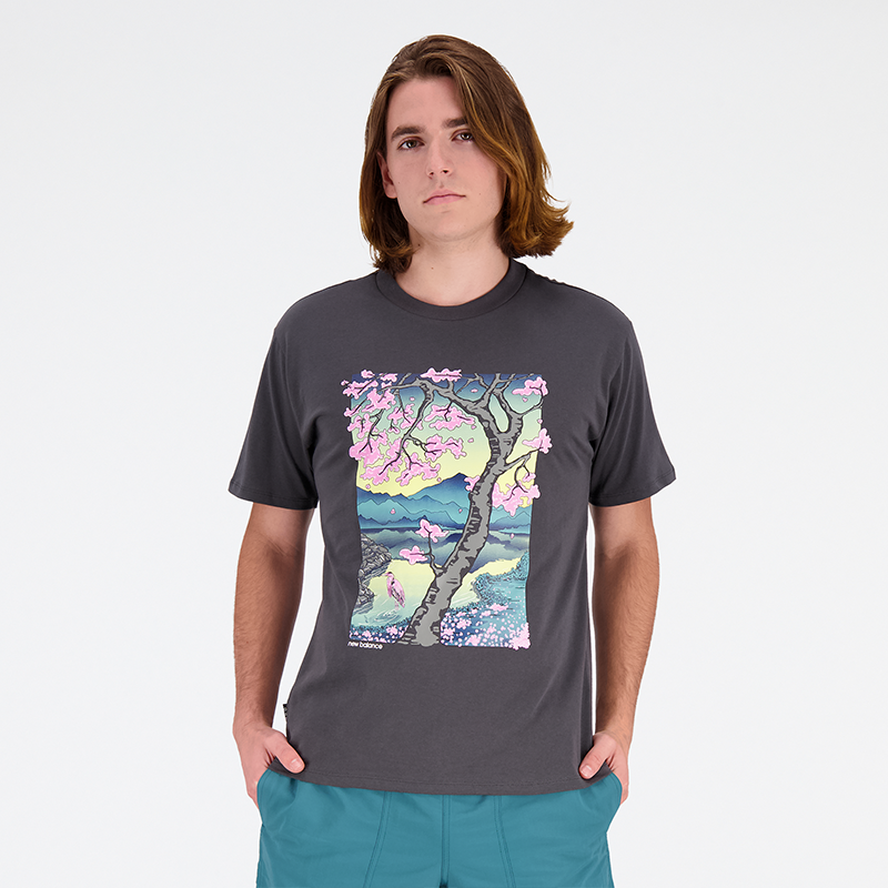 

Férfi póló New Balance MT31512ACK – fekete